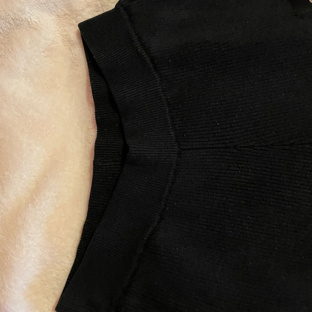ALO Yoga Black Ribbed Cardigan - Picture 10 of 13